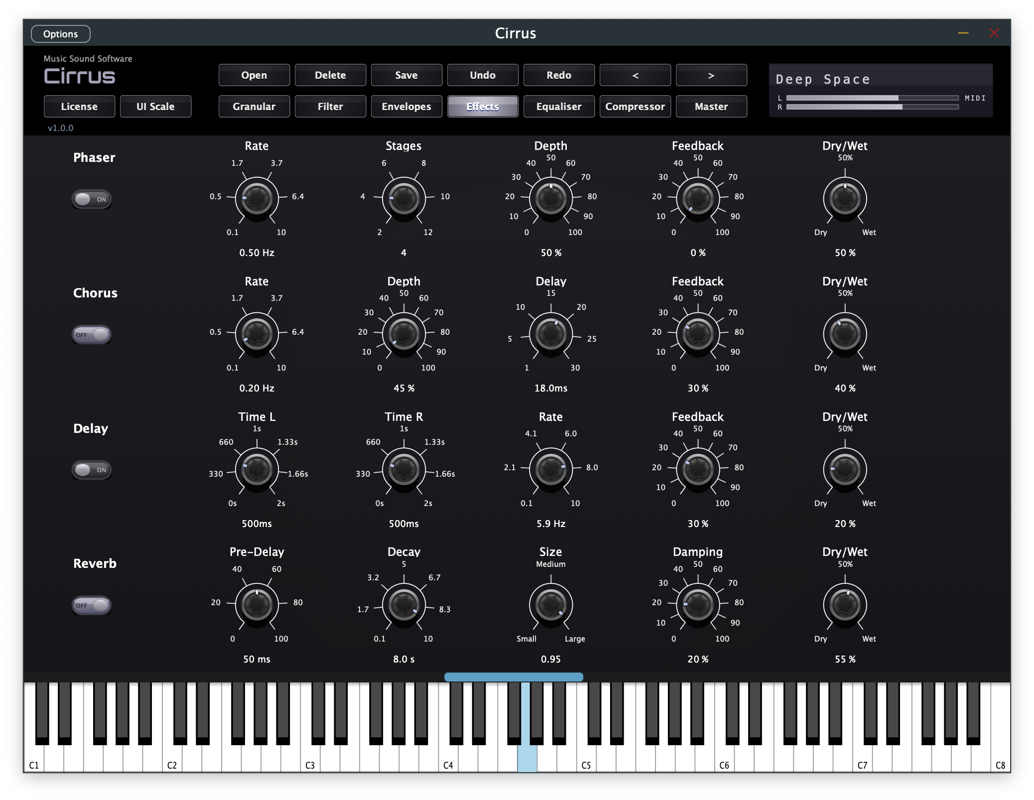 Cirrus Effects Chain